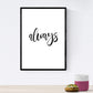 Nacnic Set happy sheets with messages and drawings to a single stroke. Pack of posters 'always brave'. A3 size unframed