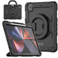 Gorilla Tech Armour iPad Cases Shockproof Luxury Multi-Functional Smart Cover with Hand Holder Kickstand Pen Holder (Black, iPad 10.2 (2021) 9th Gen)