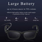 Smart Glasses, Bluetooth Sunglasses with Touch Voice Control Stereo Waterproof Wireless Bluetooth Sunglasses for Driving and Running (Polarized Light)