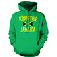 Haase Unlimited Kingston Jamaica - Jamaican Rasta Unisex Hoodie Sweatshirt (Kelly, X-Large)