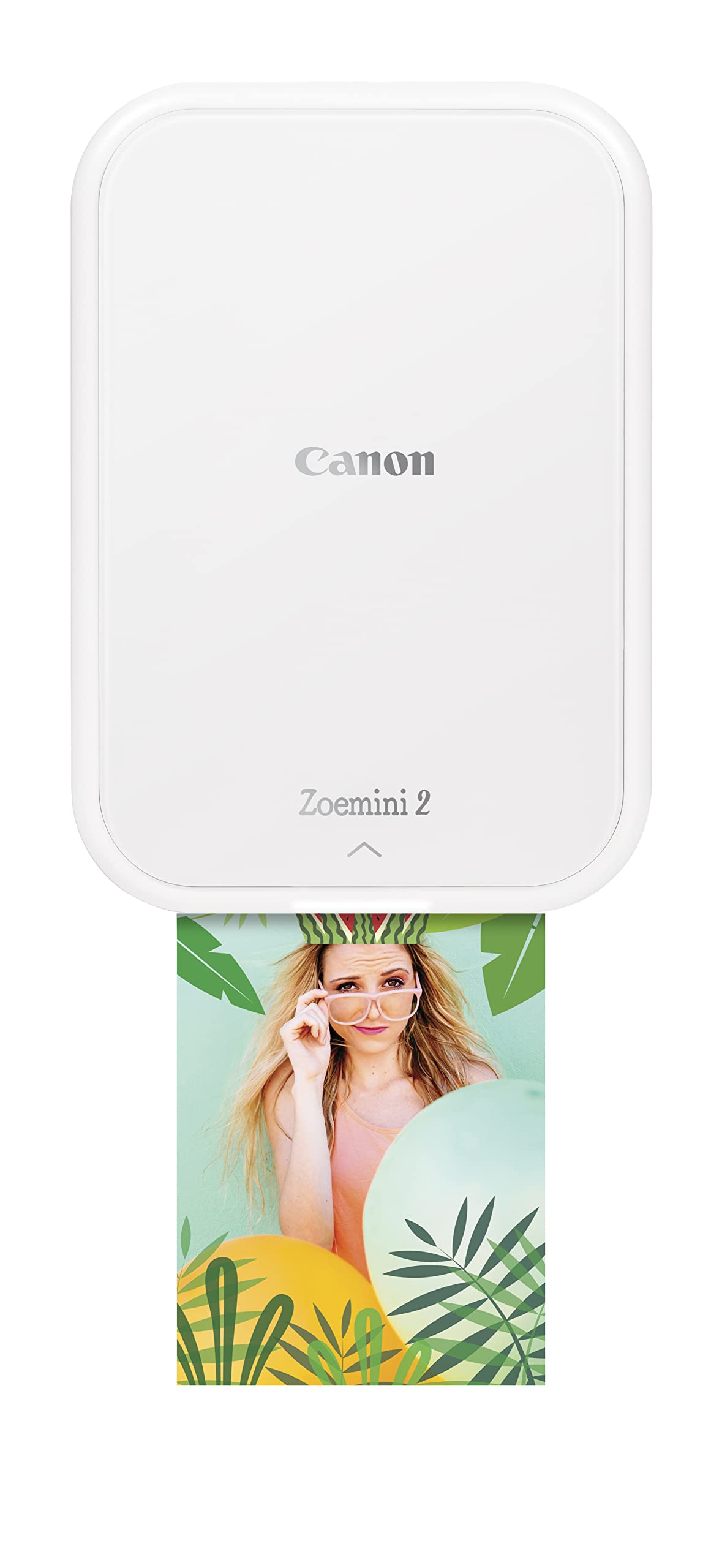 Canon Zoemini 2 Printing Kit: Capture & Create Anywhere - Compact Portable Photo Printer - Bluetooth 5.0 - Fast USB-C Charging for On-the-Go Adventures, Pearl White