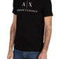 Armani Exchange Men's 8nztcj T Shirt, Black, M UK