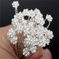 20 Pcs Pearl Hair Pins Wedding Bridal Flower Pins for Brides and Bridesmaids Hair Style