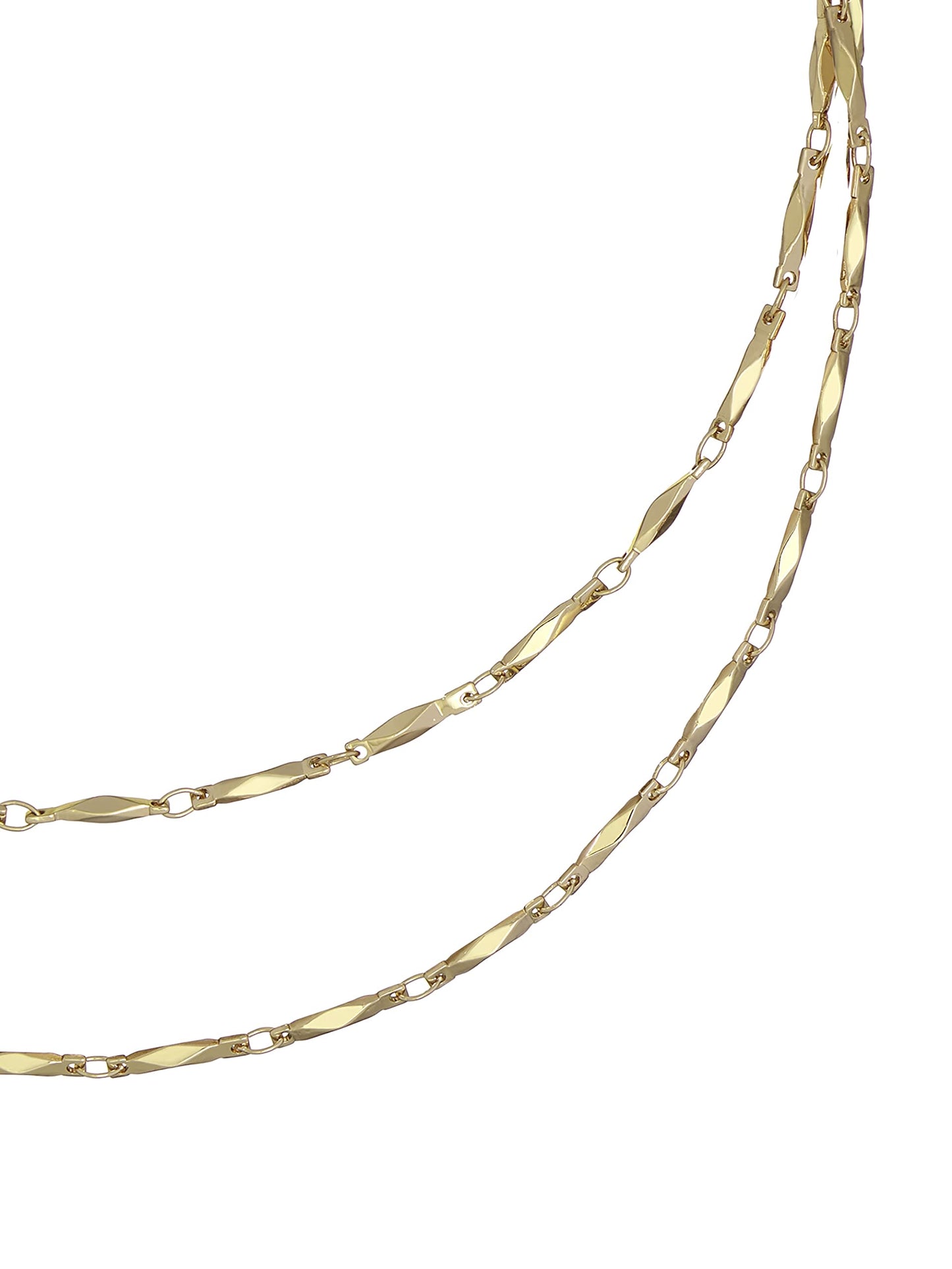 Ted Baker Sparkia Sparkle Chain Wrap Necklace (Gold Tone)