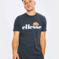 ellesse Men's Sl Prado Tee T shirt, Dark Grey Marl, S