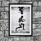 Muhammad Ali Underwater Photo Picture Print Poster Gym Boxing Wall Art A4