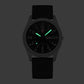 Gosasa Unisex Military Watches Sport Textile Nylon Strap Luminous Fashion Watch Analog Display Quartz Waterproof Casual Wristwatch (Green Luminous)