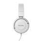 Roxel RX110 Lightweight Wired Foldable Headphones with Mic & Volume Control, On-Ear Headphones, Ergonomic Design, Answer Incoming Calls, Compatible with Android and IOS Devices (White)