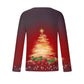 Christmas T Shirts Men UK Sale, Santa Claus Tshirt Christmas Tree Tops Casual Long Sleeve Xmas Pullover Crewneck Shirt Funny Ugly Sweatshirt Loose Fit Top Soft Comfortable Tees Plus Size M-4XL