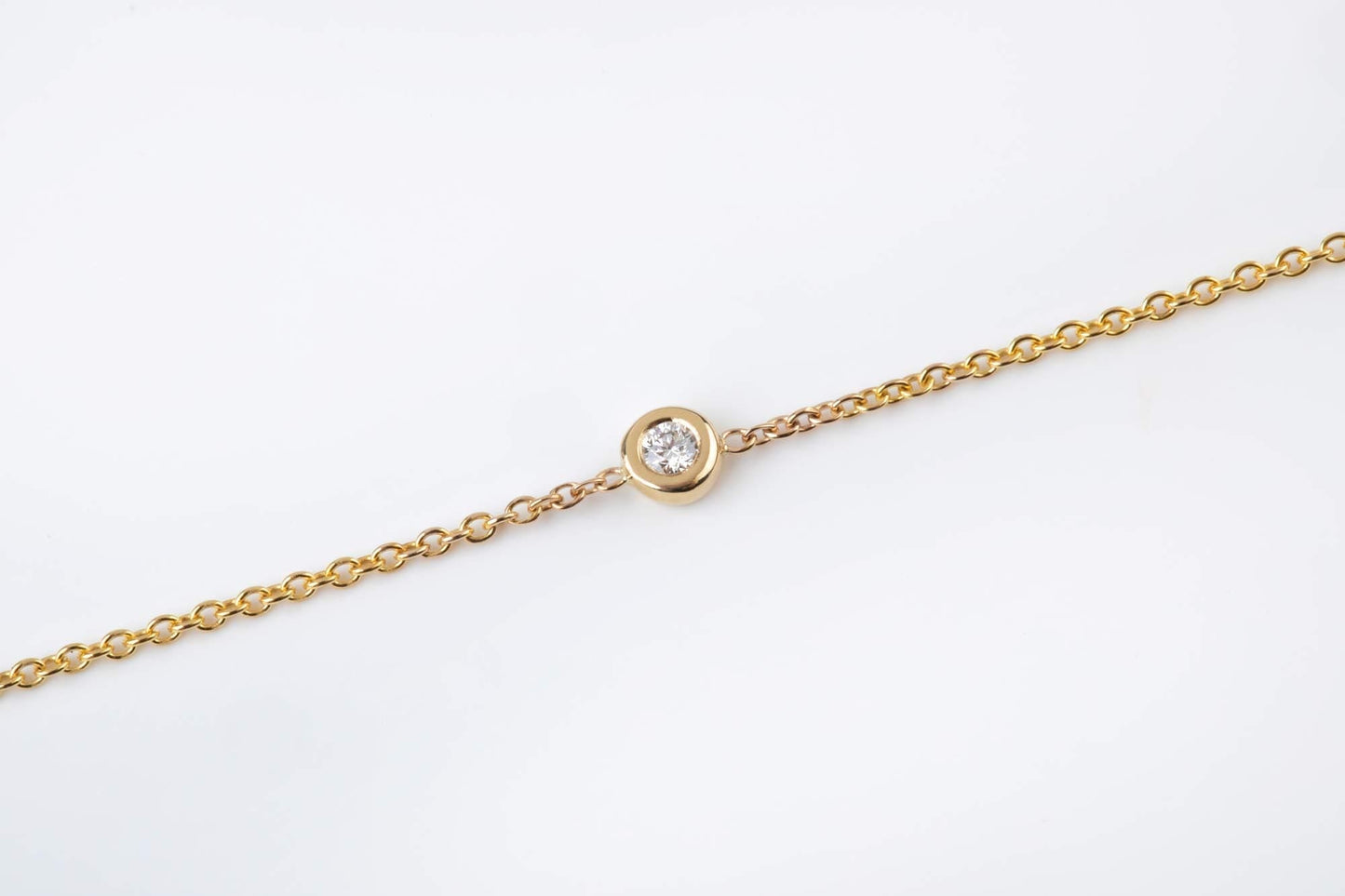 Elegant jewel box DUTY-FREE Women Diamond anklet in solid Gold 9k, 14k, & 18k, Dainty solitaire Anklet for women, solitaire Body chain, unique diamond Bridesmaid gift