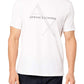 Armani Exchange Men's 8nzt76 T Shirt, White, M UK