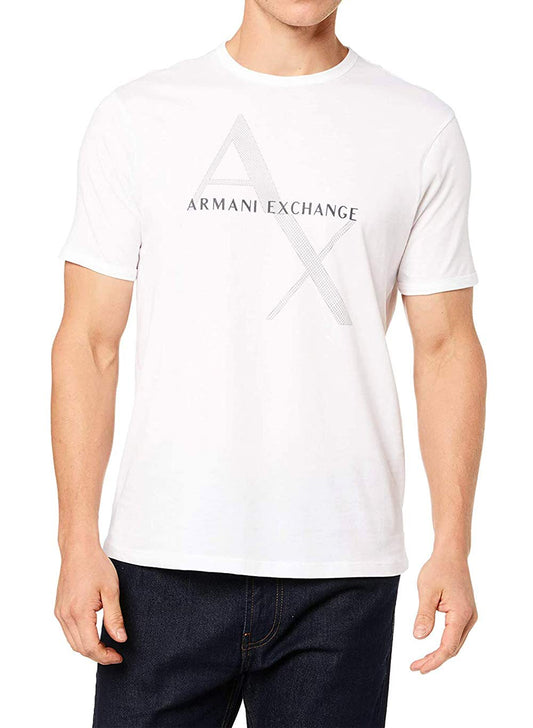 Armani Exchange Men's 8nzt76 T Shirt, White, M UK