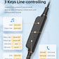 KBEAR BT5 Bluetooth 5.1 Earphone Adapter Cable with HD Mic USB C Charging, 6hrs Playtime IPX5 Waterproof Neckband Earhook Wireless Replacement Cable for KZ ZST AS10 ZST X V90 T3 C10 BL03 Aria 7Hz