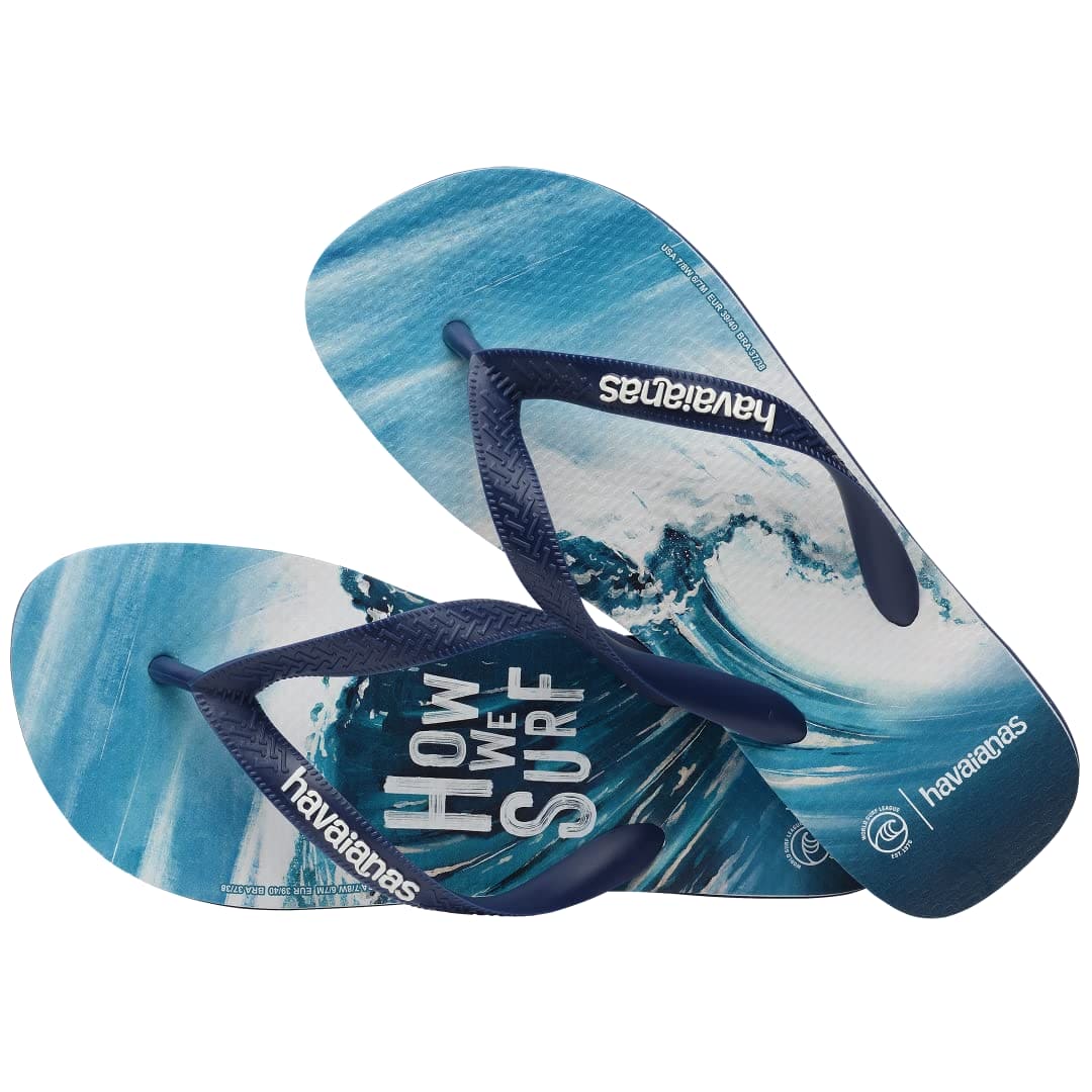 Havaianas unisex top wsl surf sandal - navy blue -, 11/12W - 9/10M