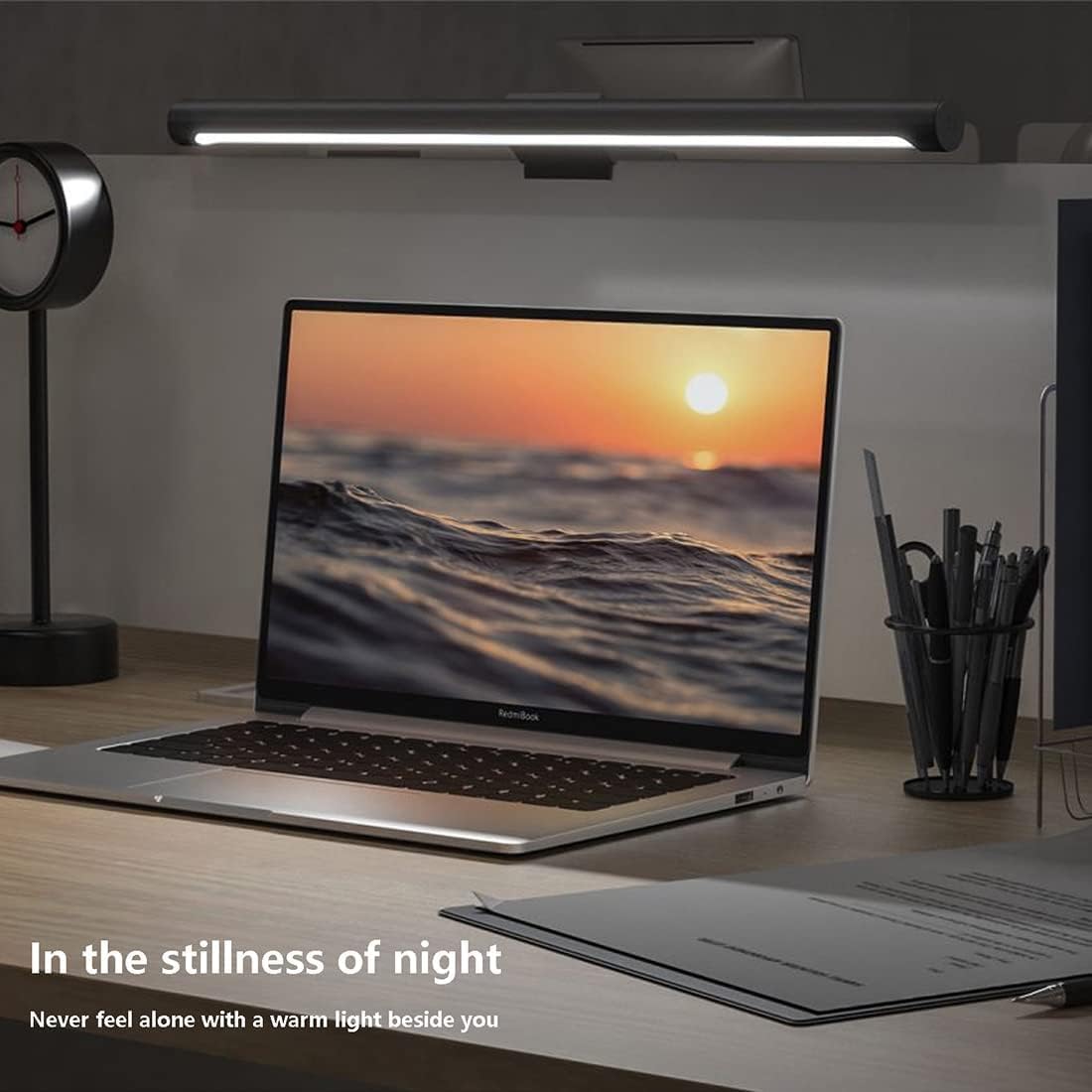 Xiaomi Mi Computer Monitor Light Bar - Easy Installation, Extra Computer Lighting w/o Taking Desktop Space, with Wireless Remote Control Adjusting Lights Easily