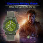 Electronic Digital Wristwatch Military Watch Males Army Durable Nylon Band Sport Wrist Watches(Army Green)