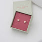 Ted Baker Harly Tiny Heart Stud Earrings For Women (Rose Gold)