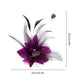 Tabanzhe Fascination Clip - Elegant Ladies Feather Beak Clip for Stylish Hair Accessory at Weddings and Races (Available in Purple or Green)