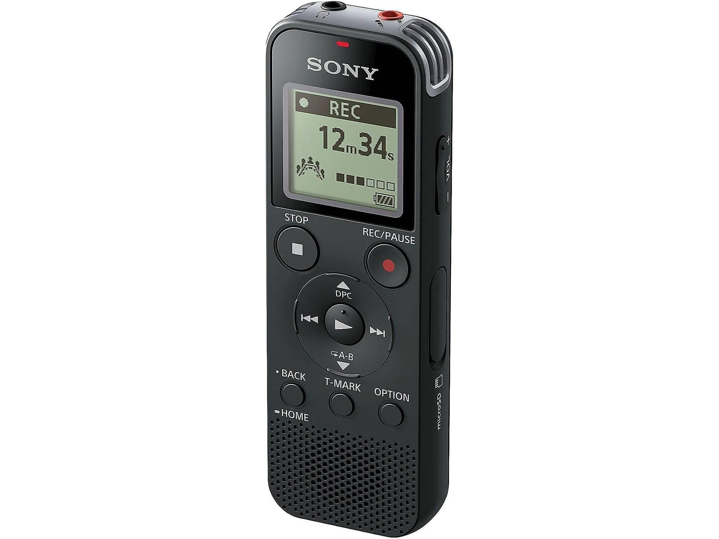 Sony ICD-PX470 Stereo Digital Voice Recorder with Built-in USB Voice Recorder, Black