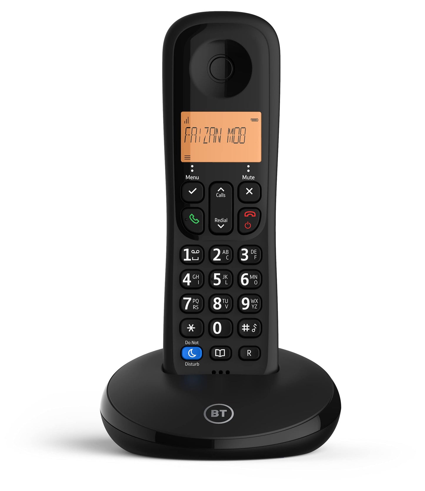 BT Everyday Cordless Landline House Phone, Basic Call Blocker, Do Not Disturb button, Single Handset Pack