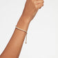 Ted Baker Melrah Icon Crystal Adjustable Tennis Bracelet For Women (Gold/Pearl)