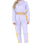 Bahob® Women’s Sportswear Set, 2 Pcs Women Tracksuit Hoodie Crop Top and Joggings Pants Leggings Yoga Gym Wear Tracksuits Activewear Set XS to XXL (WCTS-103-A, Large)