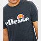 ellesse Men's Sl Prado Tee T shirt, Dark Grey Marl, S