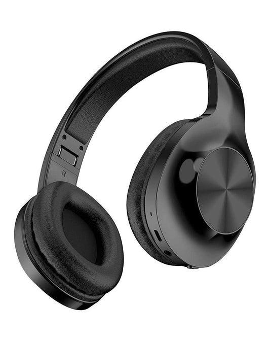 Lenovo Audio HD116 Wireless Headphones, 24 Hours Playtime, Bluetooth 5.0, IPX5 Sweat and Water Resistant, Microphone, Extra Bass Mode, Soft Carry Pouch, Black