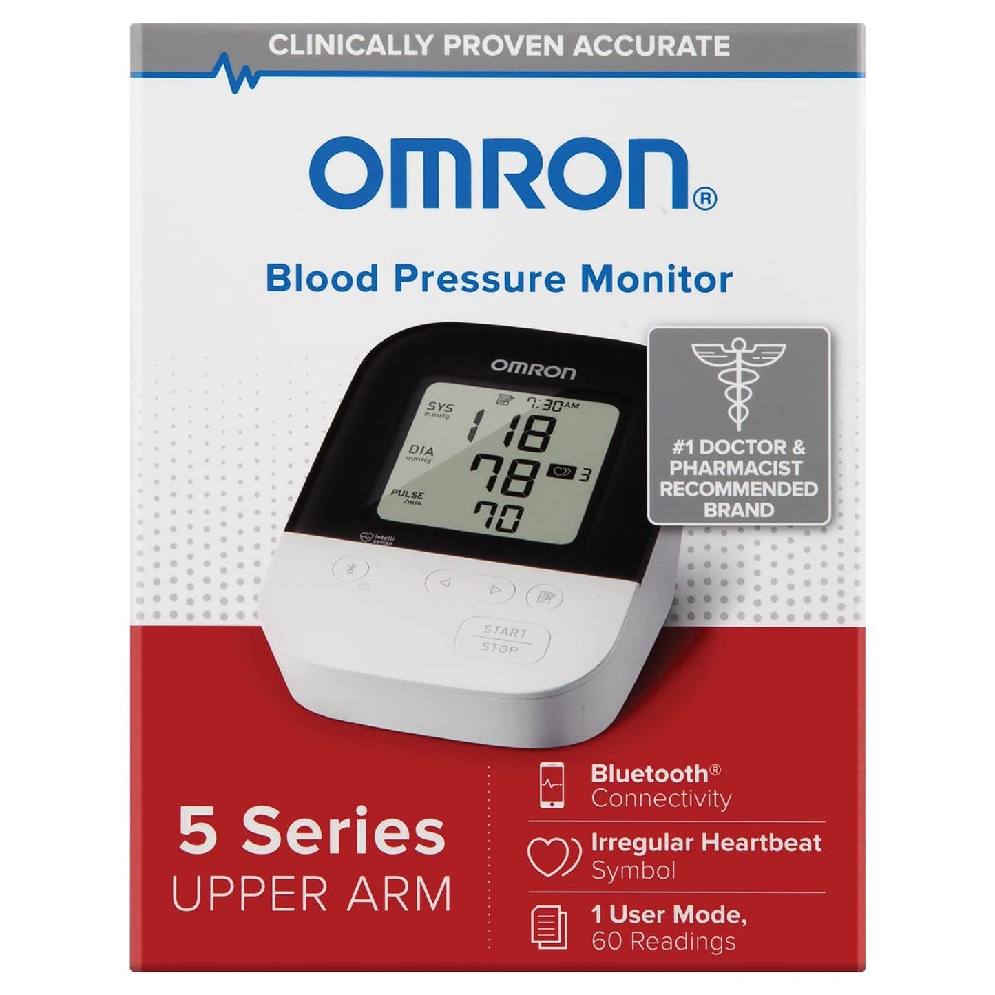 Omron 5 Series Wireless Upper Arm Blood Pressure Monitor