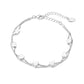 Philip Jones Silver Plated Heart Bracelet