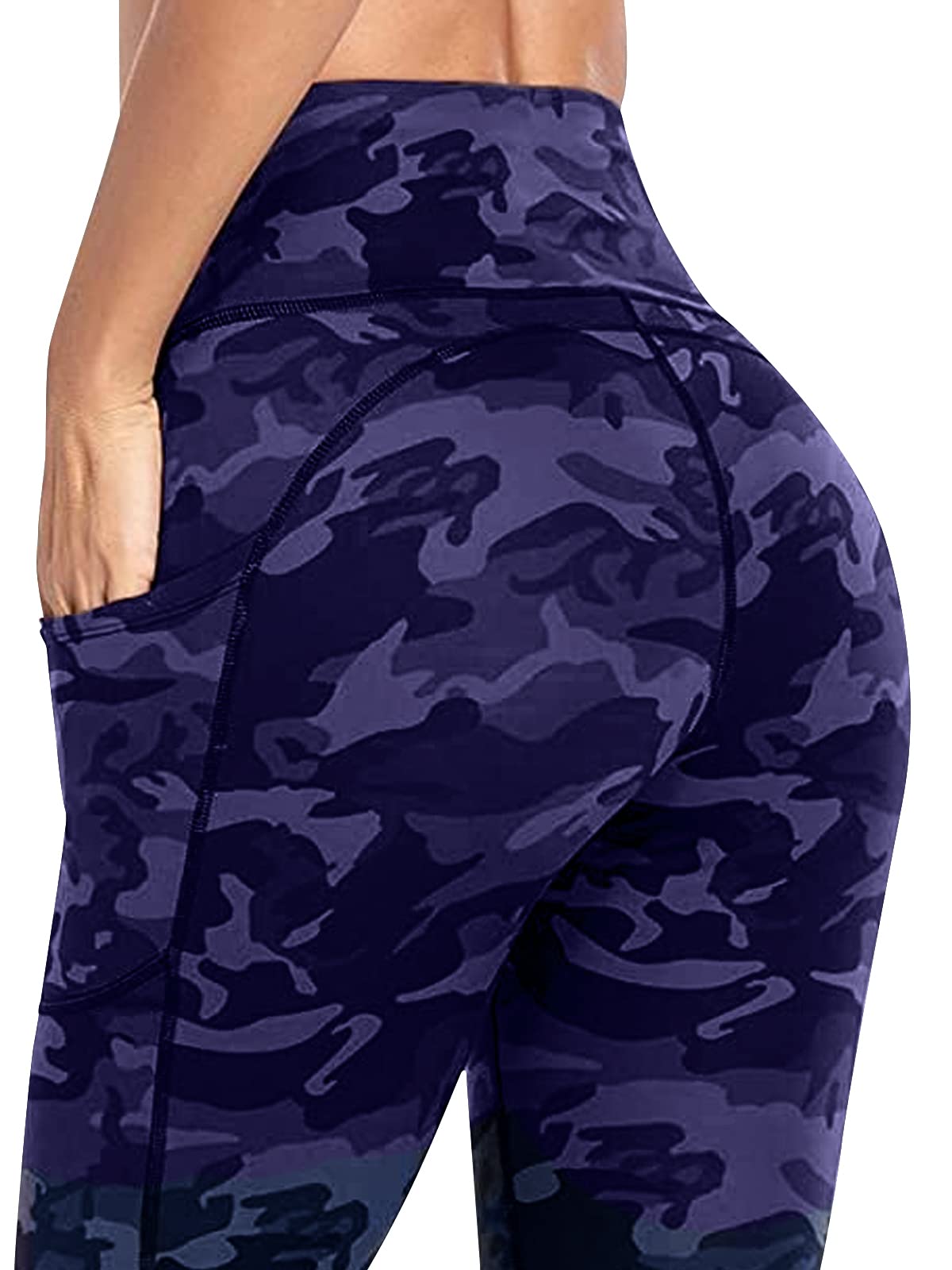 Love My Fashions® Women's High-Waisted Yoga Leggings Buttery Soft Tummy Control Workout Running Tights Squat Proof Sportswear Gym Leggings with Pockets