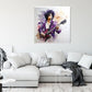 Prince Framed Canvas Wall Art Pop Rock 16" x 16"