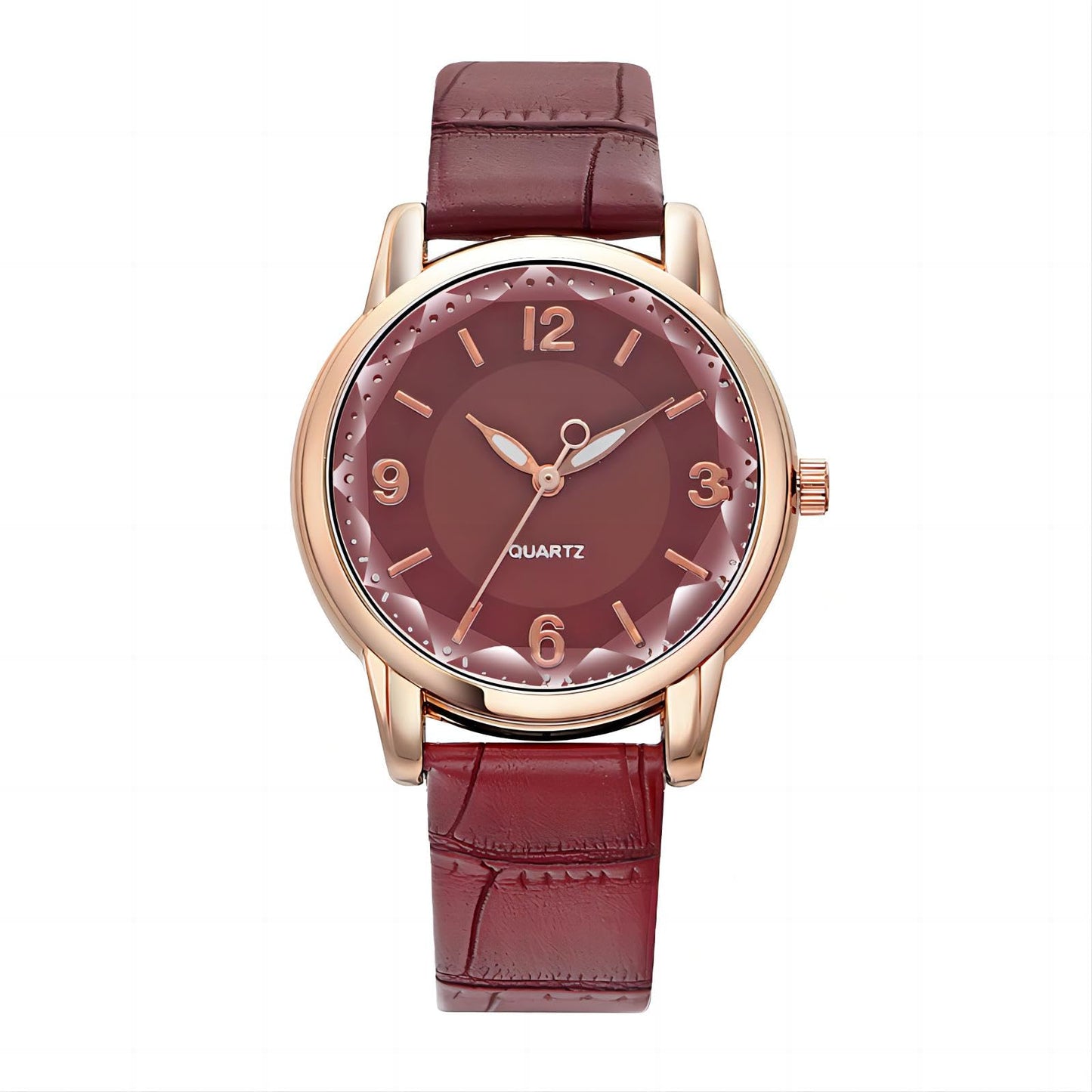 Ackssi Women's Analog Quartz Watch with Leather Strap ACK-W-S-019-01