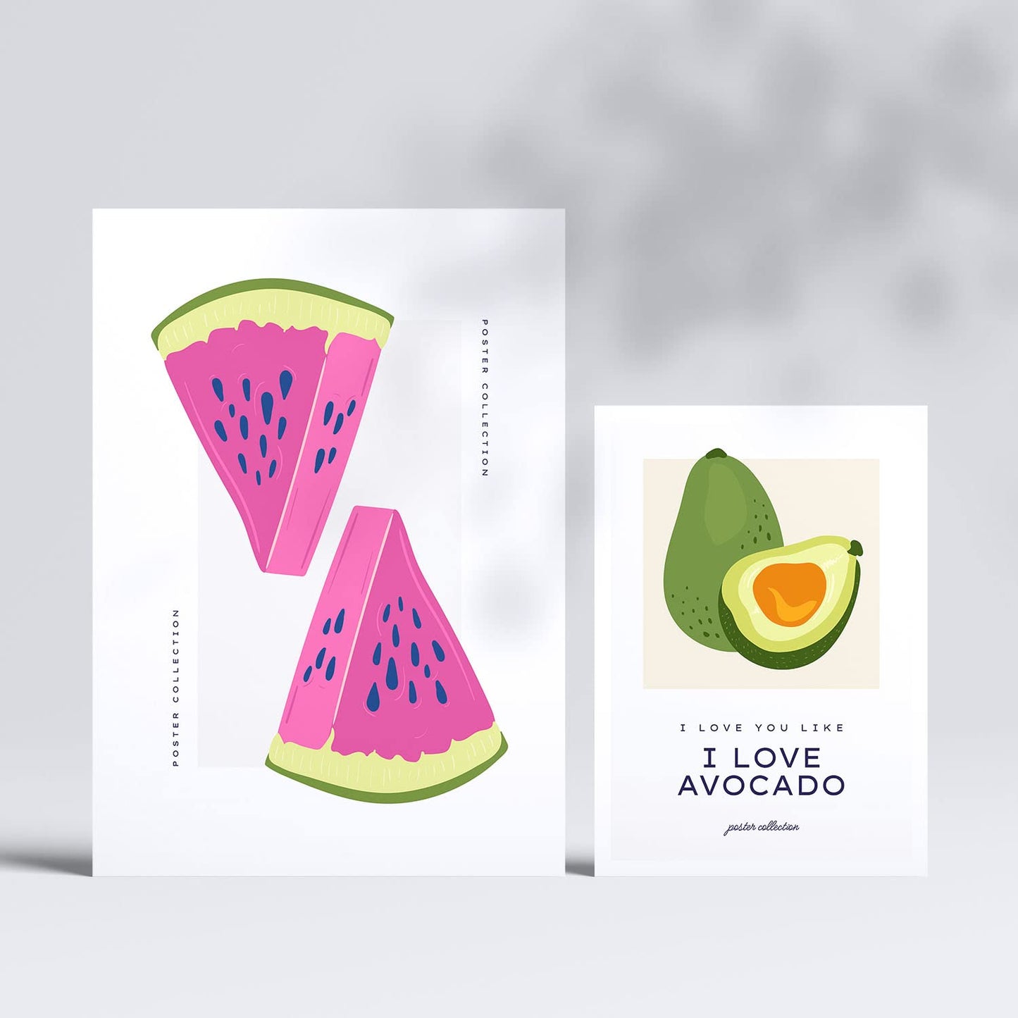 Nacnic Set of 6 Food and fruits Posters. Colourful Fruits. Nature and Botany Wall Art Prints in Vibrant Colours for Interior Design and Decoration. Sizes A3 & A4. Unframed.