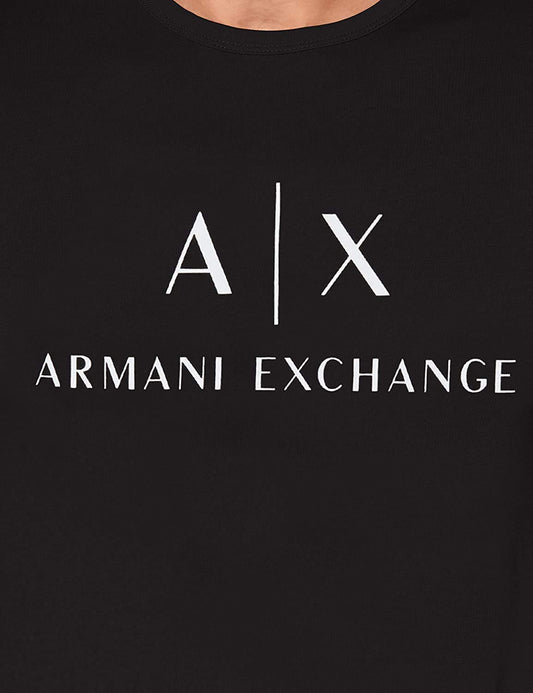 Armani Exchange Men's 8nztcj T Shirt, Black, M UK