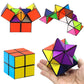 Yeefunjoy Star Cube Magic Cube Set, 2 in 1 Colorful Infinity Cube, Stress Anxiety Relief Creative Decompression Cube, Transforming Cubes Magic Puzzle Cubes for Kids and Adults