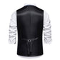 Clearance Men's Formal Plain Waistcoats Classic Casual Business Suit Vest V-Neck Tank Top Sleeveless Undershirts Solid Tuxedo Waistcoat Slim Fit Cotton Vests with Pockets Wedding Party Waistcoat