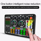 Tongdejing Sound Effects Board, Live Sound Board, Voice Changer Audio Mixer Live Sound Card for Live Streaming Podcasting Recording, LED Light, DJ Mixer, Soundboard, Voice Changer