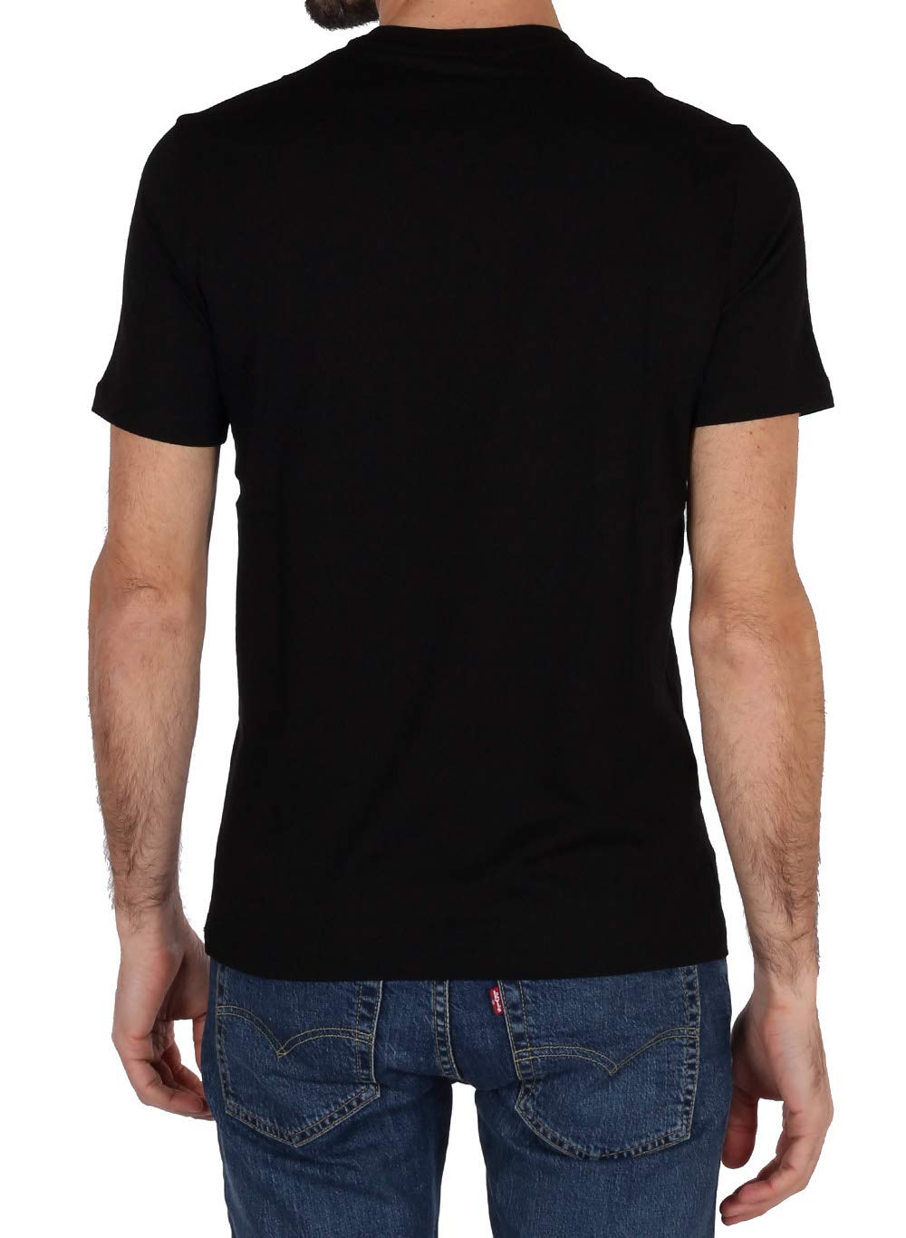 Armani Exchange Men's 8nztcj T Shirt, Black, M UK