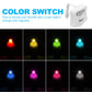 ZSZT Toilet Bowl Night Lights Motion Activated, Smart Inside Toilet Bowl Light LED 8 Colors, Light Detection Function - Glow in The Dark let Your Toilet is Easy to Use