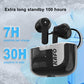 kafo Wireless Earbuds Bluetooth 5.3 Semi-in-Ear Headphones with Microphone Mini Charging Case Small Ear Buds 7-30H of Playtime Effortless Conncent Quick Pairs for Cell Phone Laptop Black