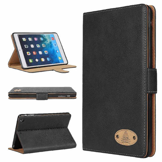 Gorilla Tech Apple iPad 10.9 10th Gen (2022) Genuine Luxury Leather Case Smart Protective Designer Stand Cover for 2022 Model, Protect Style Leather - Black