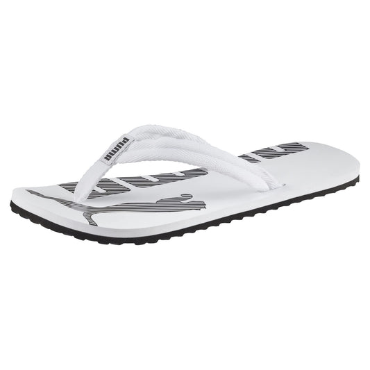 PUMA Unisex Epic V2 Flip Flop, White Black, 9 UK