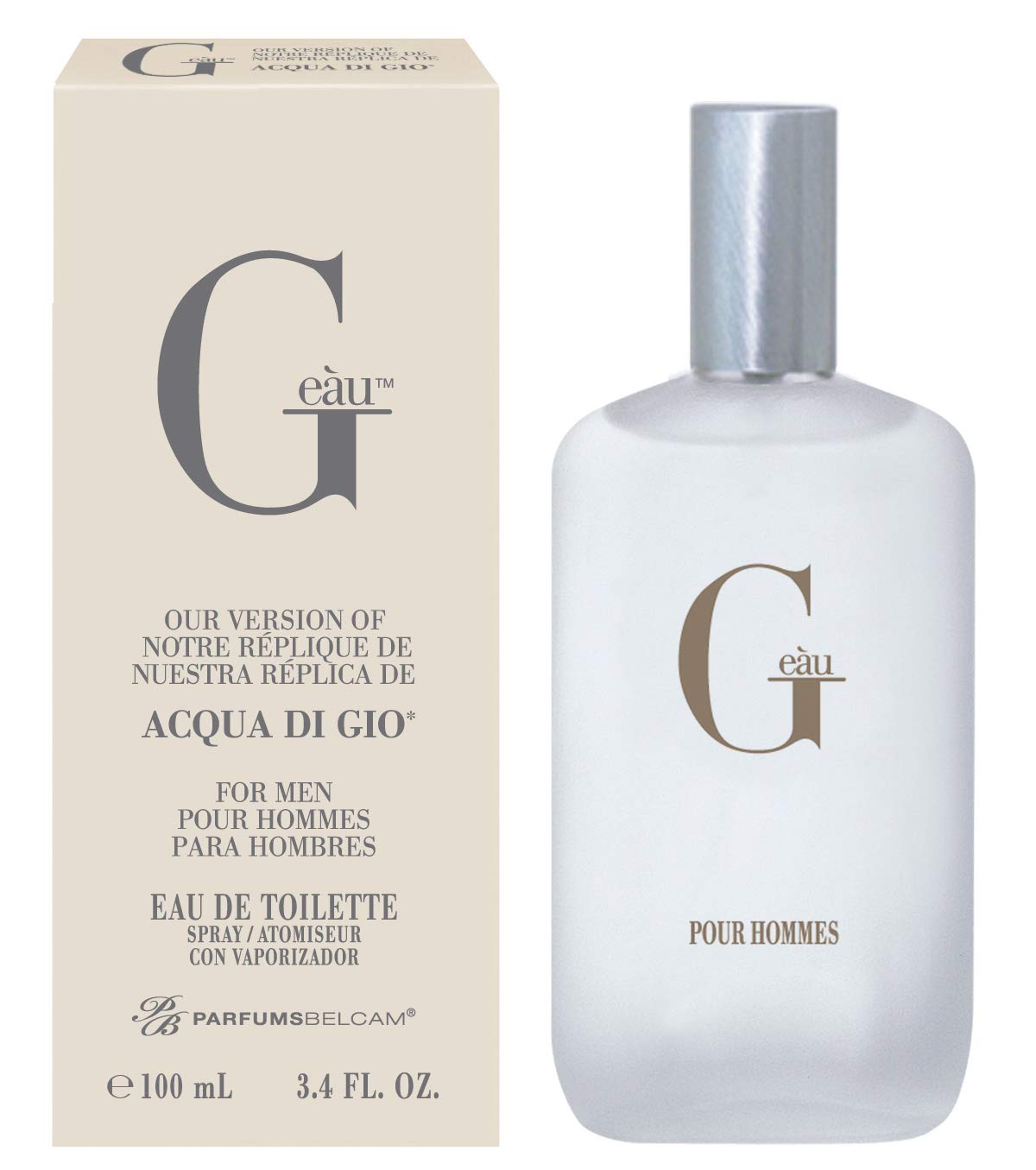 PB ParfumsBelcam G Eau, Our Version of Acqua Di Gio, Toilette Spray & Classic Match, Our Version of an Alternative Designer Eau de Toilette Spray & Black Classic Match our Version of Polo Black EDT