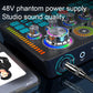 Q7 Professional Audio Mixer,Voice Changer and Audio Interface with DJ Mixer Effects,Podcast Production Studio Equipment,for Podcasting/Gaming/Karaoke/Tiktok/YouTube Streaming