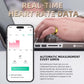 Smart Rings for Men Women Fitness Tracker Heart Rate Monitor Health Ring Blood Pressure Blood Oxygen Sleep Tracker Fitness Ring Pedometer Step Counter Waterproof Smart Ring for Android iOS Phones