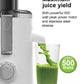 SiFENE Compact Juicer Machines, Centrifugal Juice Extractor for Fresh Fruit & Vegetable Juice, 3-Speed Settings, BPA-Free, User-Friendly & Easy Clean-up, White