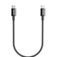 Anker New Nylon USB-C to USB-C Cable (2pack, 1 ft, 60W), USB 2.0 Type C Charging Cable for MacBook Pro 2020, iPad Pro 2020, iPad Air 4, Samsung Galaxy S21, Nintendo Switch, Pixel, LG, and More (Black)