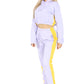 Bahob® Women’s Sportswear Set, 2 Pcs Women Tracksuit Hoodie Crop Top and Joggings Pants Leggings Yoga Gym Wear Tracksuits Activewear Set XS to XXL (WCTS-103-A, Large)