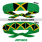 EVERYTHING CROPOVER Jamaica Flag Headband for Carnival, Fitness | Mens Womens Tieback Bandana Sweatband Thigh Leg Garter